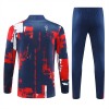 Paris Saint-Germain Sweat d'Entraînement Quarter-Zip 2024-25 Rouge Pour Homme